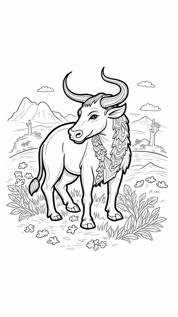 coloriage de veau doré